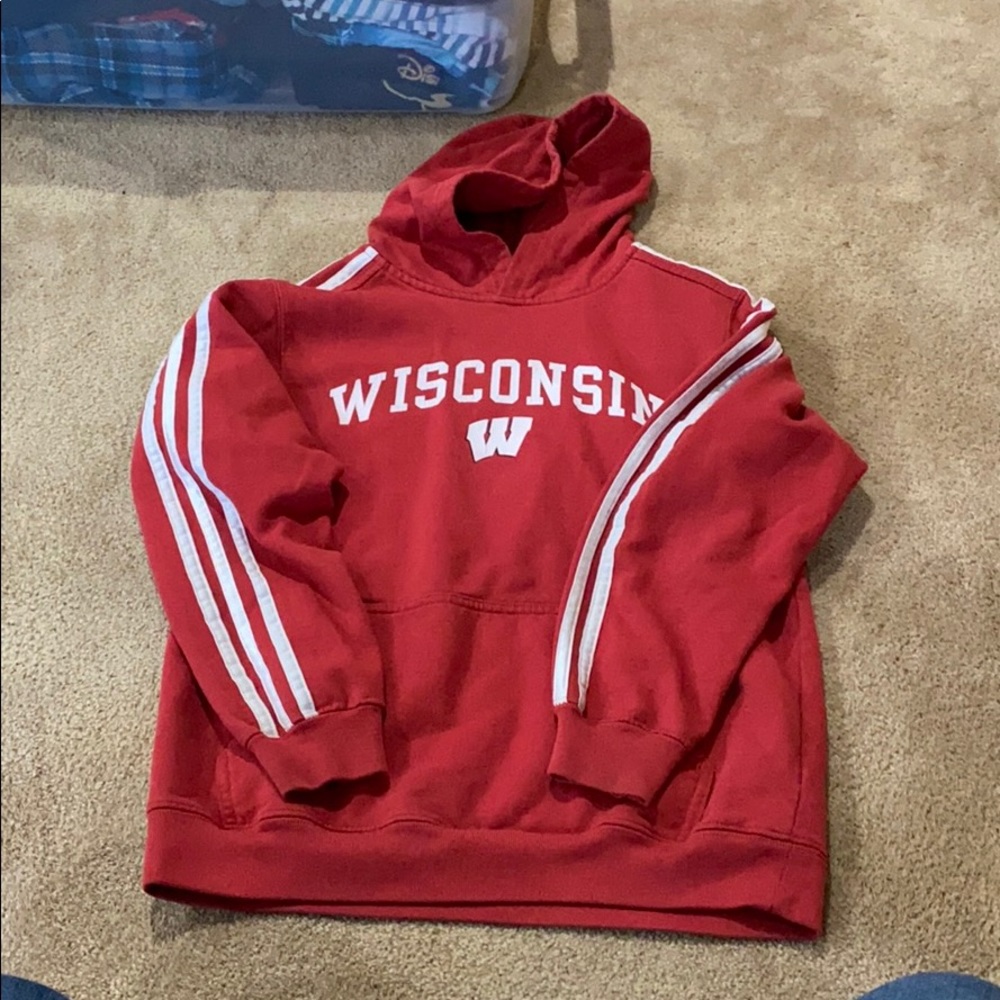 Wisconsin badgers sweatshirt size 10/12